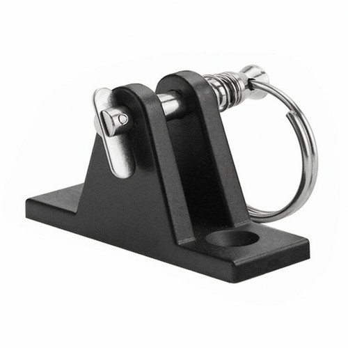 Deck hinge with - pin, loop