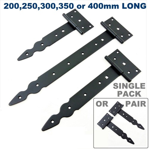 Tee hinges black - hinges, decorative
