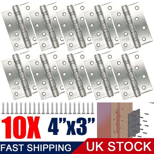 10x internal door hinges - 1/10x,